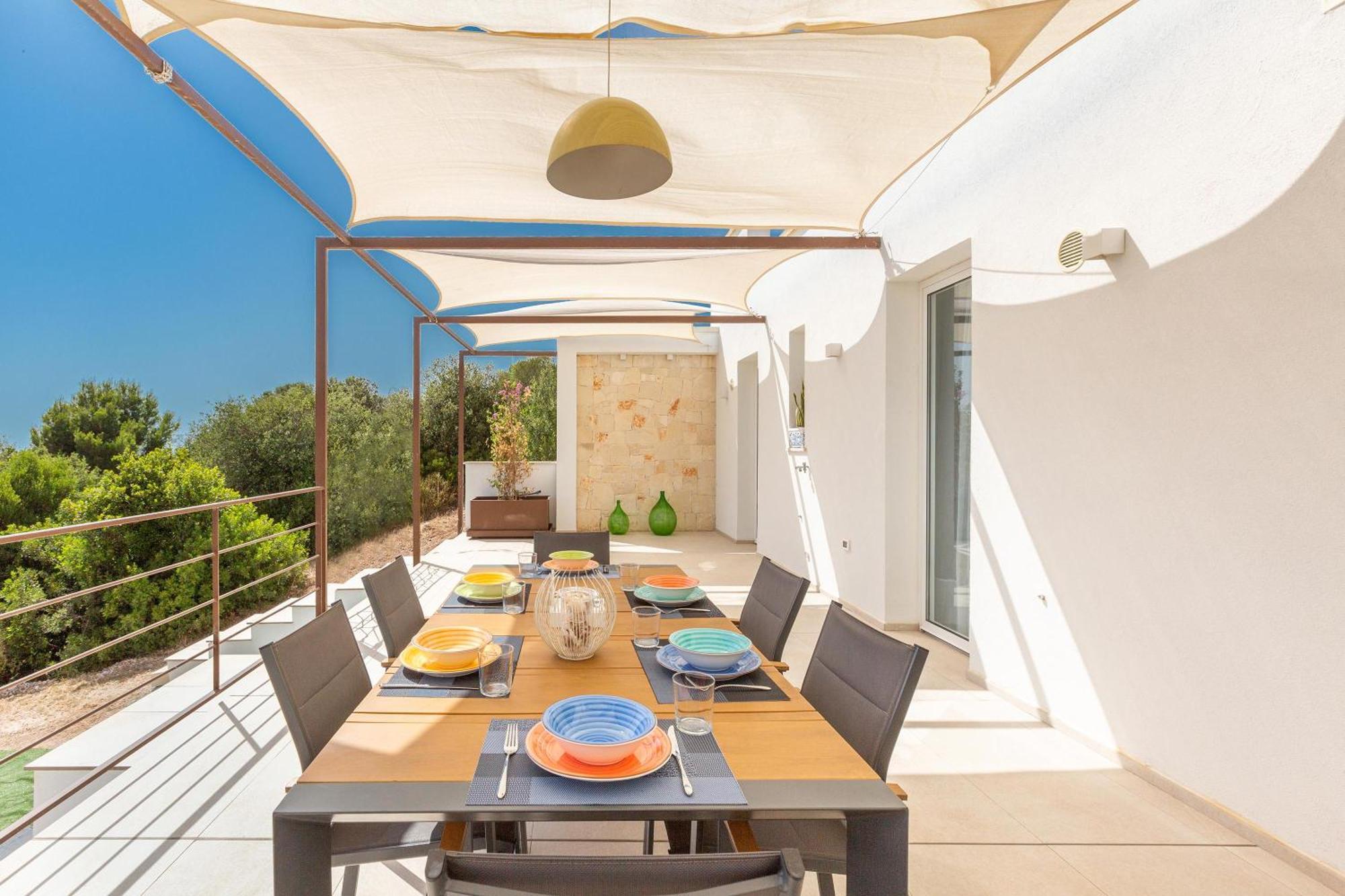 Villa Briosa Maldive Del Salento Pescoluse Torre Pali Buitenkant foto